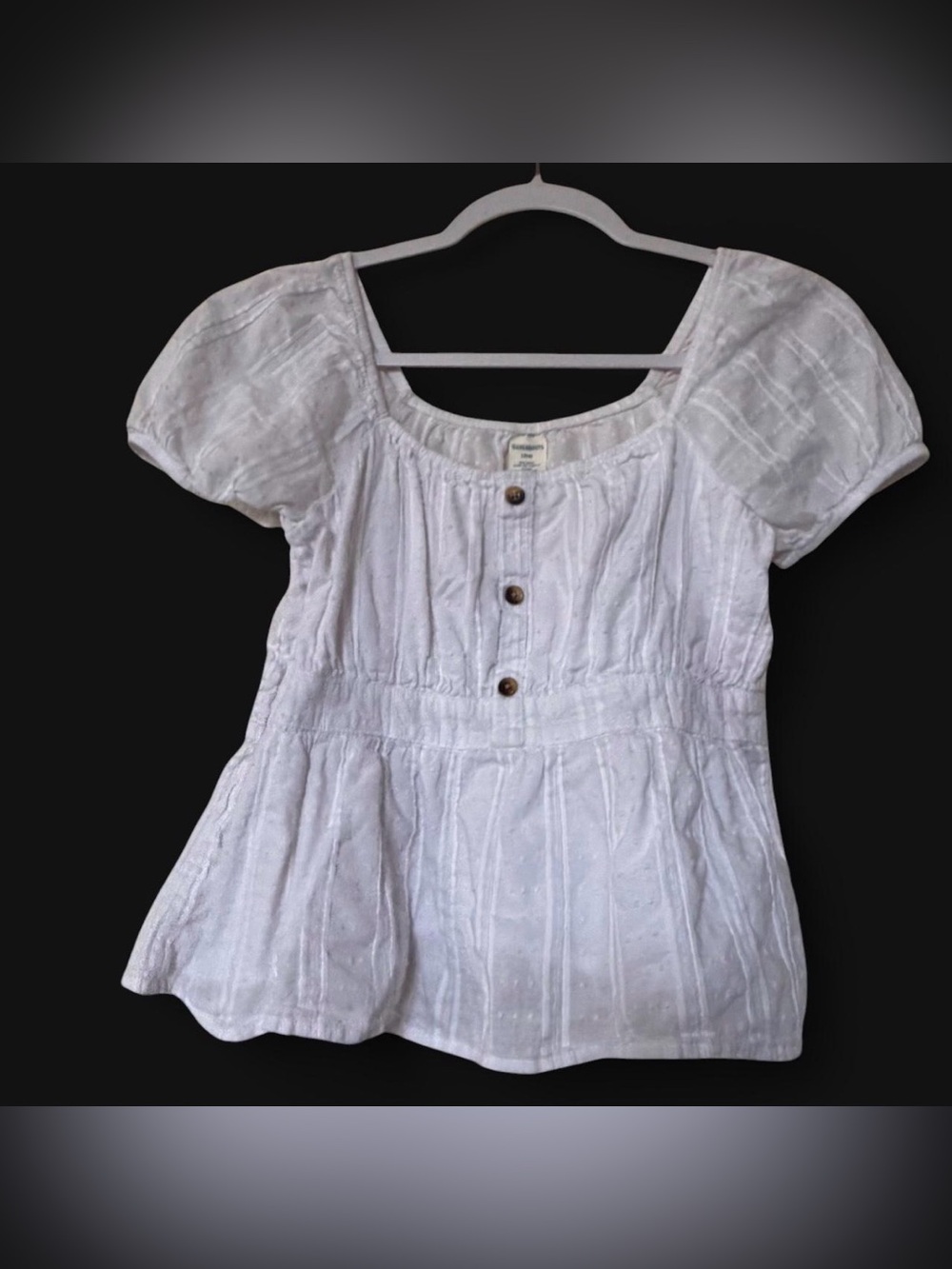 WHITE PEASANT BLOUSE